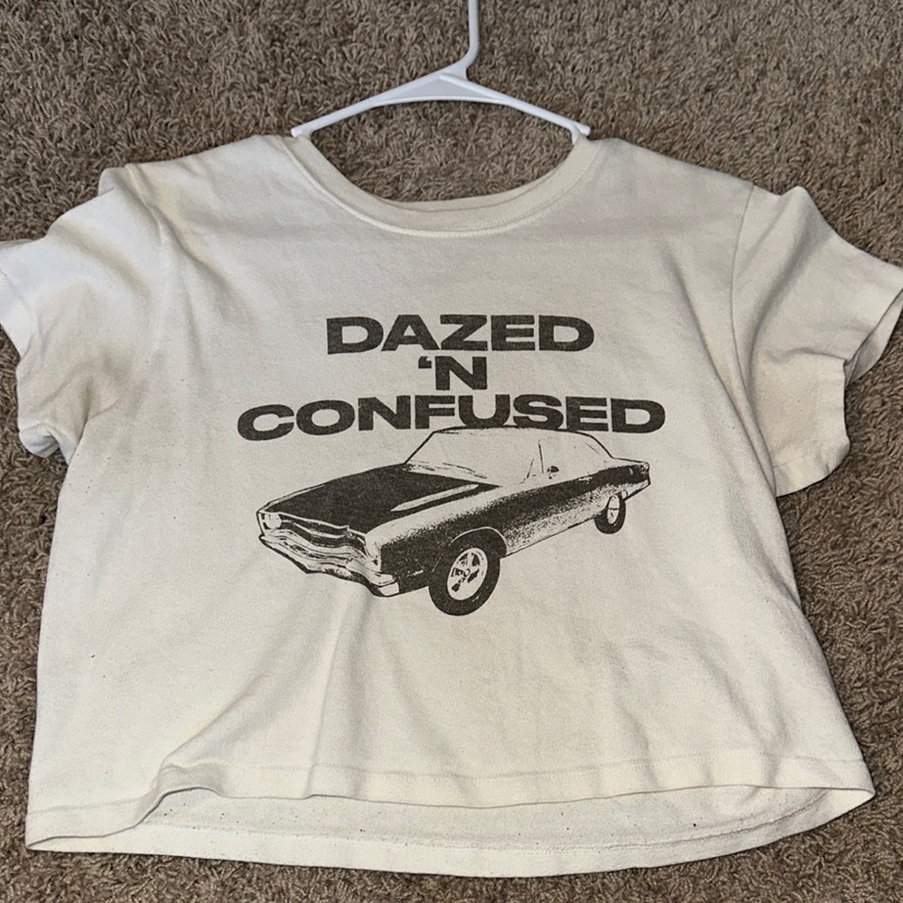 Womens White Graphic Tee